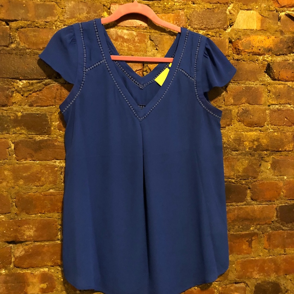 Maeve Blue Blouse